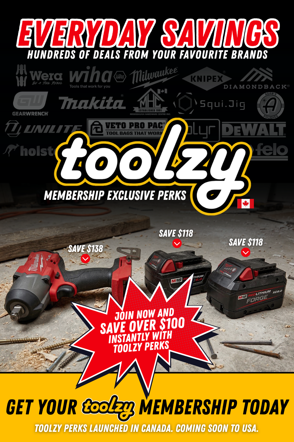 Toolzy Perks Main Page Mobile Version v2